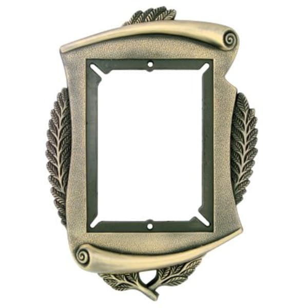 9″ x 12 1/2″ Metal Scroll Frame for Plaques