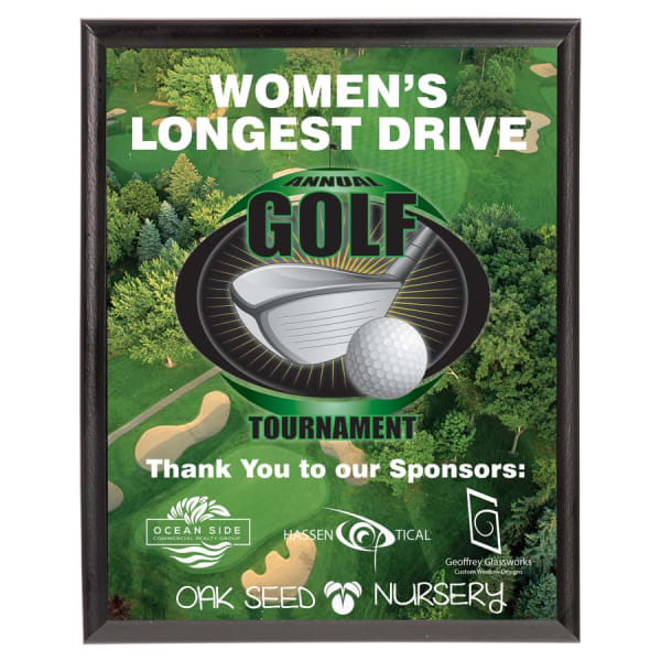 5″ x 7″ Unisub Sublimatable Plaque with Black Edge