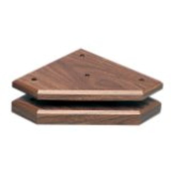 7 1/4″ x 7 1/4″ x 1″ Value Cherry Finish Economy 3-Post Set