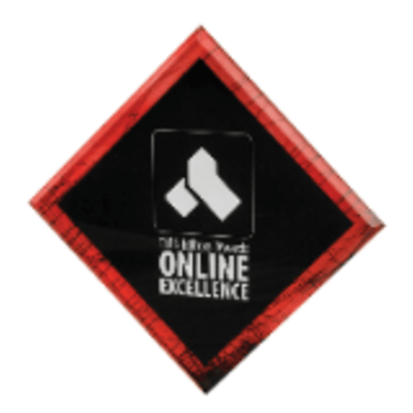 6″ x 6″ Red Galaxy Acrylic with White Adhesive Backing