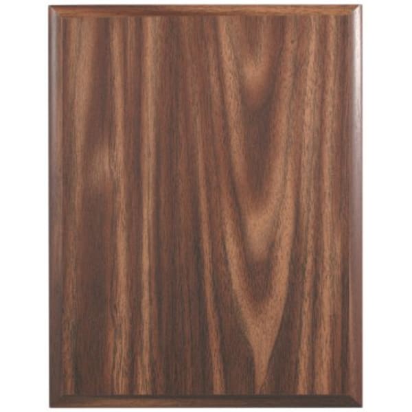 10 1/2″ x 13″ Walnut Finish Plaque with Cove Edge