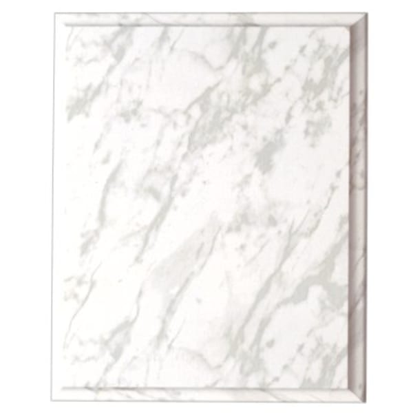 9″ x 12″ White Marble Finish Plaque