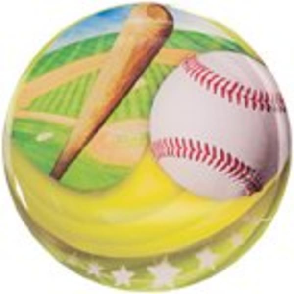 2″ Baseball Epoxy Dome Mylar Insert