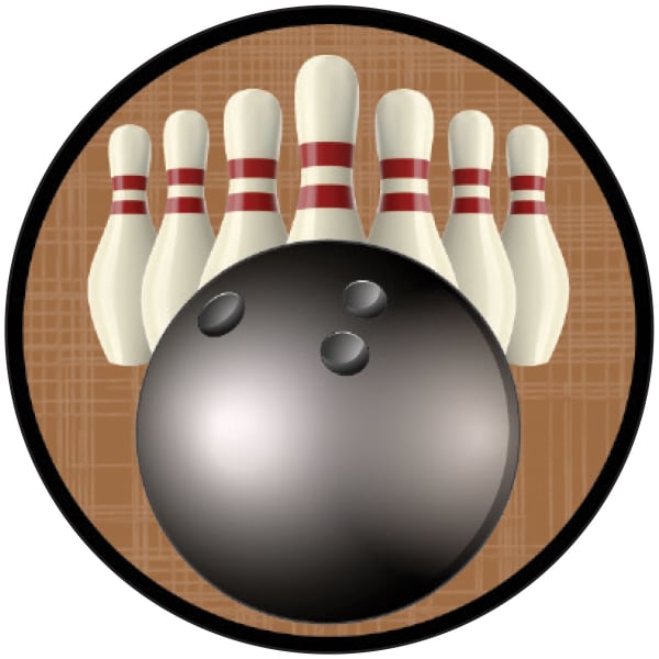 2″ Bowling Sport Activity Insert