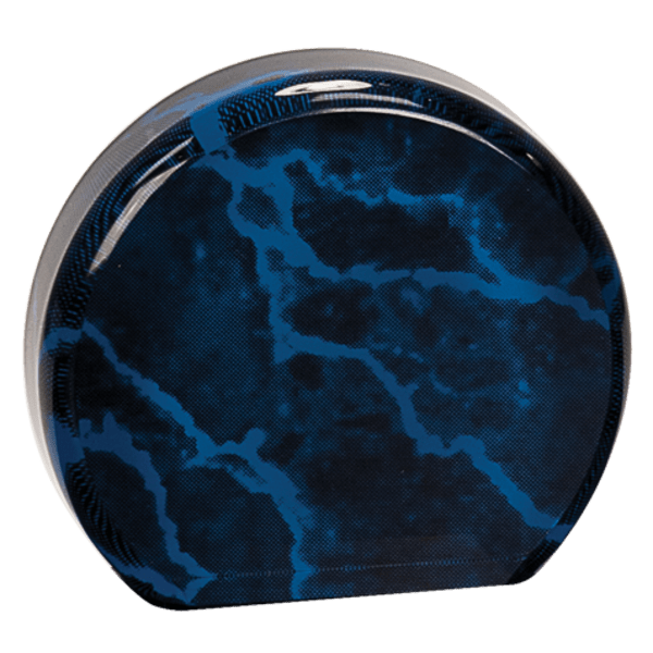 3 1/2″ Blue Marble Acrylic Circle