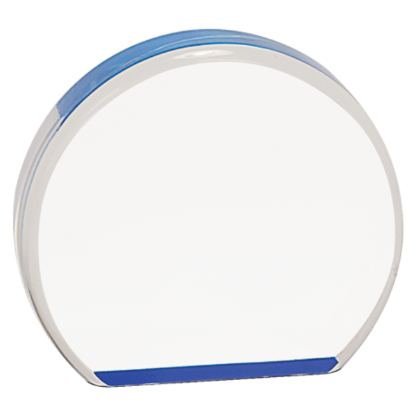 3 1/2″ Blue Acrylic Circle