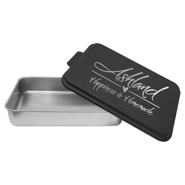 9″ x 13″ Aluminum Cake Pan with Black Lid