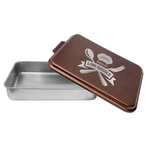 9″ x 13″ Aluminum Cake Pan with Copper Lid