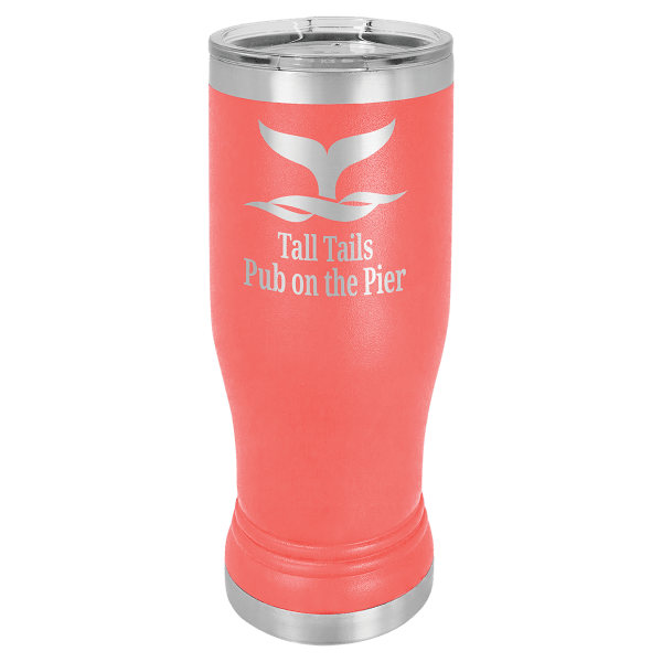 Polar Camel 14 oz. Coral Pilsner Tumbler with Standard Lid