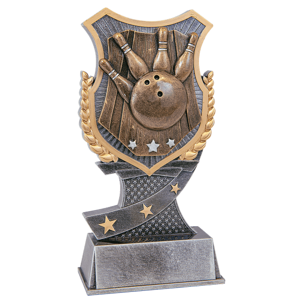 7″ Bowling Shield Award