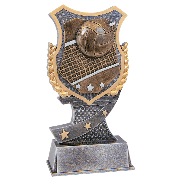 7″ Volleyball Shield Award