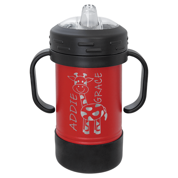Polar Camel 10 oz. Red Sippy Cup