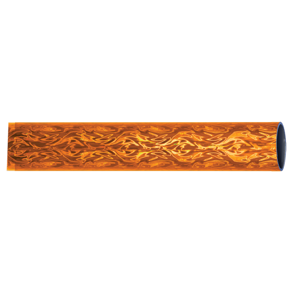 45″ Round Orange Vapor Full Wrap Trophy Column