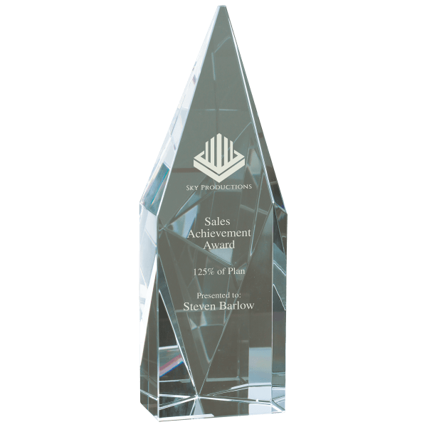 7 3/4″ Crystal Diamond Tower