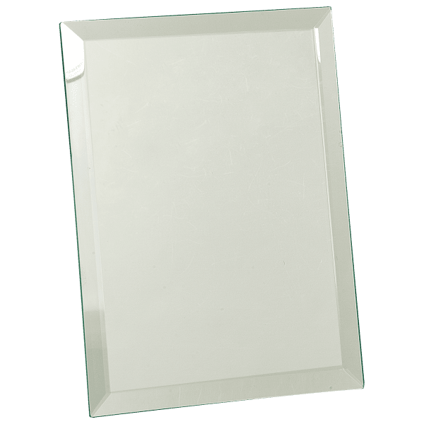 7″ x 9″ Clear Glass Mirror Plaque
