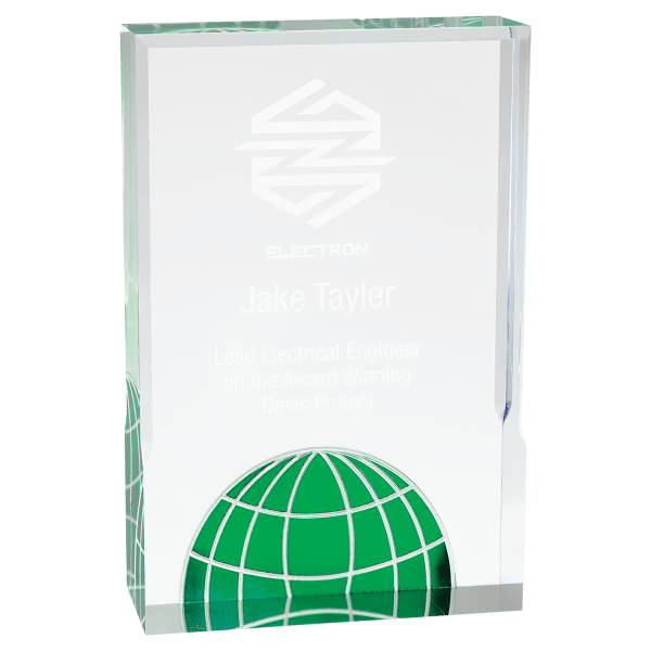 5″ x 7″ Green Globe Acrylic