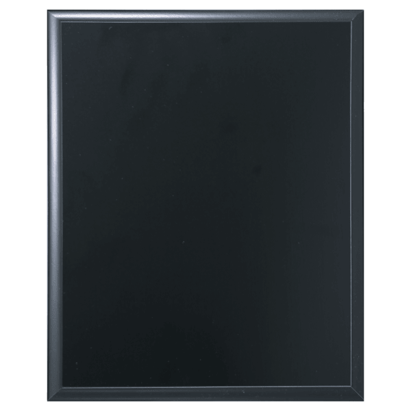 5″ x 7″ Solid Black Finish Plaque