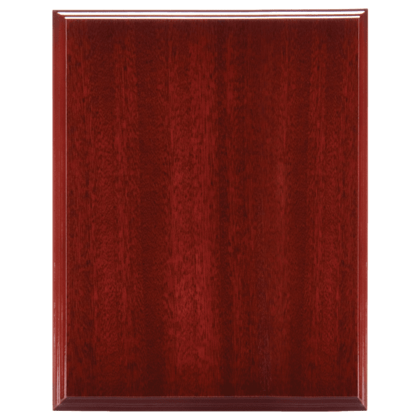 5″ x 7″ High Gloss Mahogany Finish Plaque