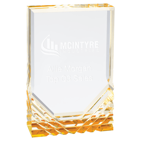 4 1/4″ x 6″ Gold Jewel Mirage Acrylic