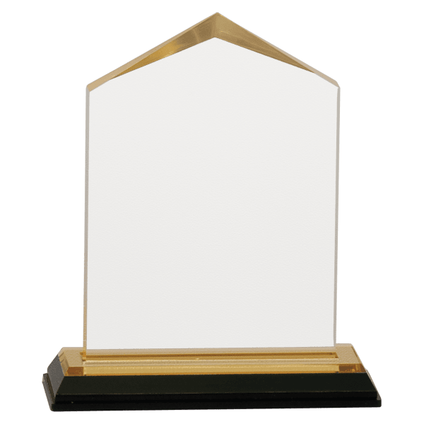 3 1/2″ x 5 1/2″ Gold Jewel Impress Acrylic