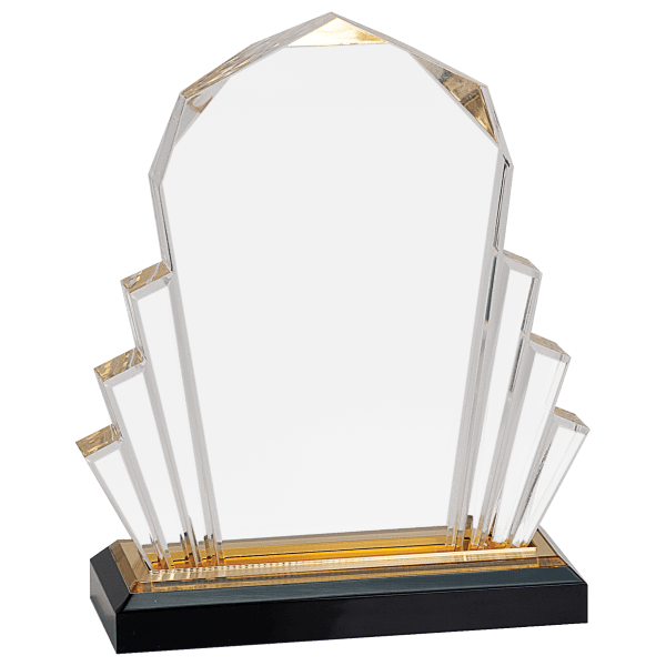 6″ x 8″ Gold Faceted Impress Acrylic