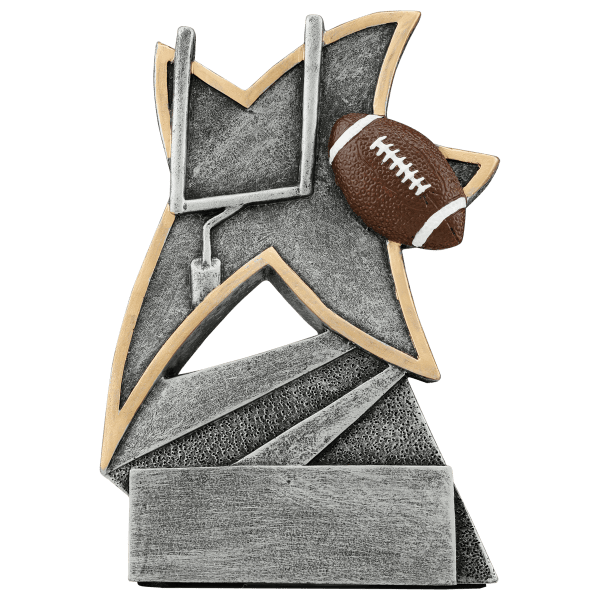 5 1/2″ Football Jazz Star Resin