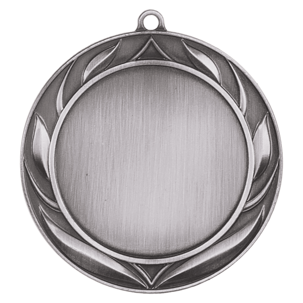 2 3/4″ Antique Silver Wreath 2″ Insert Holder Medal