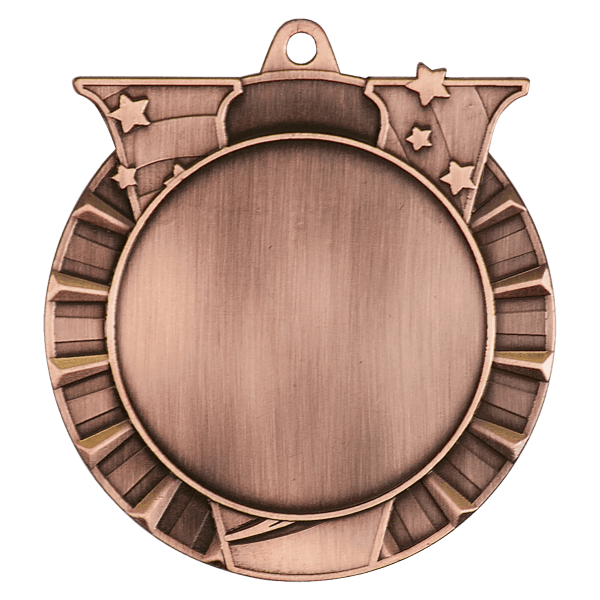 2 3/4″ Antique Bronze Victory 2″ Insert Holder Medal