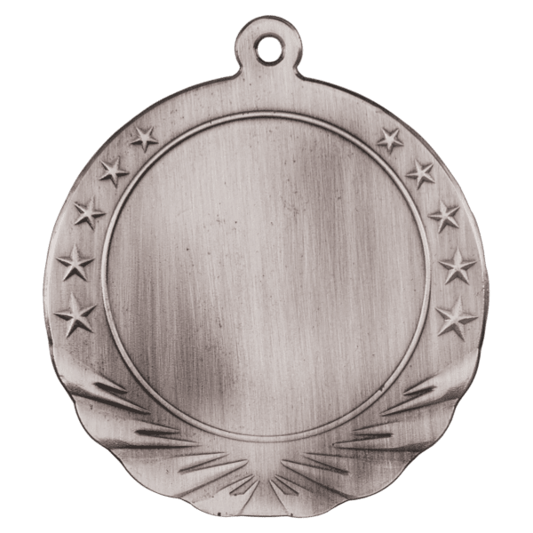 2 3/4″ Antique Silver 2″ Insert Holder Medal
