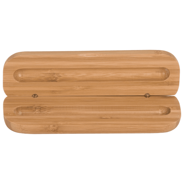 6 3/4″ x 2 1/8″ Bamboo Pen Case (Case only, pen not included)