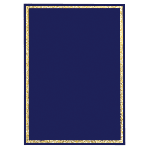 6″ x 8″ Blue Florentine Frame Designer Plaque Plate