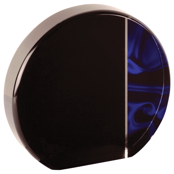 5″ Round Blue Velvet Acrylic