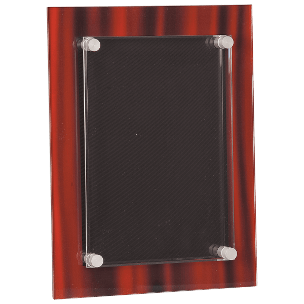 9″ x 12″ Red Velvet Stand-Off Acrylic Plaque