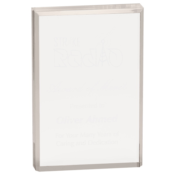 4″ x 6″ Clear Rectangle Acrylic