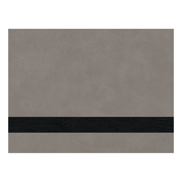 12″ x 24″ Gray Laserable Leatherette Sheet Stock with Kota Pro Adhesive