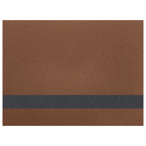 12″ x 24″ Brown Genuine Bovine Leather Sheet Stock with Adhesive