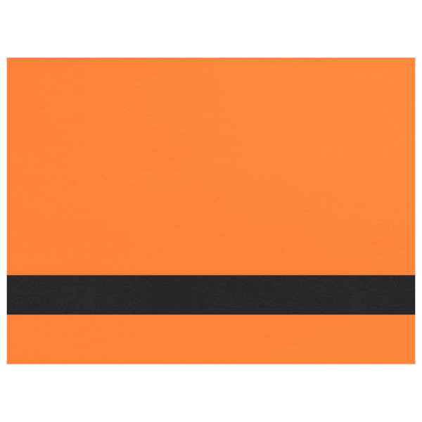 12″ x 24″ Neon Orange Laserable Leatherette Sheet Stock