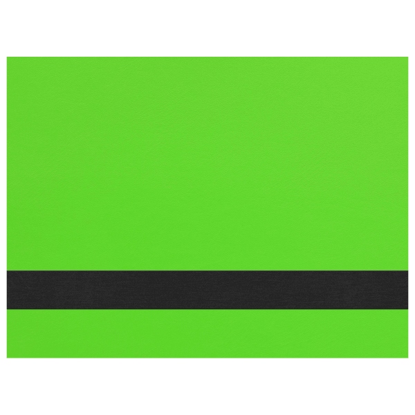 12″ x 24″ Neon Green Laserable Leatherette Sheet Stock with Kota Pro Adhesive