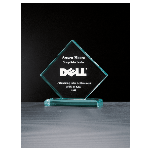 8″ x 7 1/4″ Summit Series Diamond Jade Acrylic