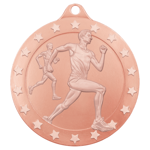 Bronze 2″ Radiance Male Cross Country Medal