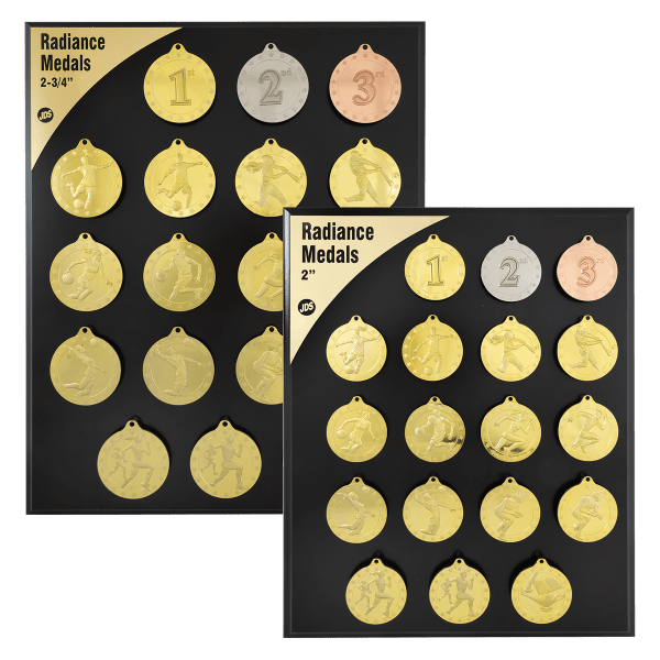 2 and 2 3/4″ Radiance Medal Sample Set