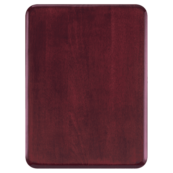 12″ x 15″ Airflyte Premium Rosewood Piano Finish Plaque with Round Corners
