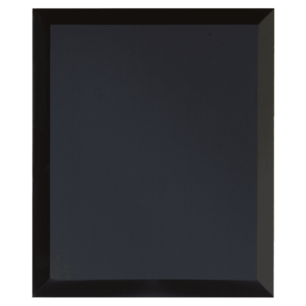 7″ x 9″ Black Mirror Glass Plaque