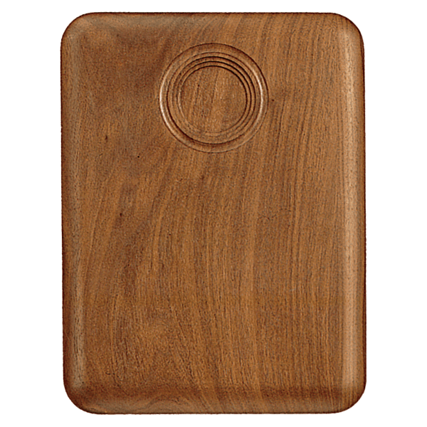 8″ x 10 1/2″ Walnut Airflyte Medallion Plaque Board