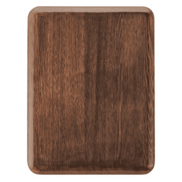 8″ x 10 1/2″ Airflyte Premium Walnut Piano Finish Plaque with Rounded                   Corners
