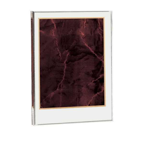 7″ x  9 5/8″ Ruby Marble Acrylic Award Upright Only