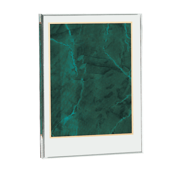 5″ x 7 5/8″ Emerald Marble Acrylic Award Upright Only