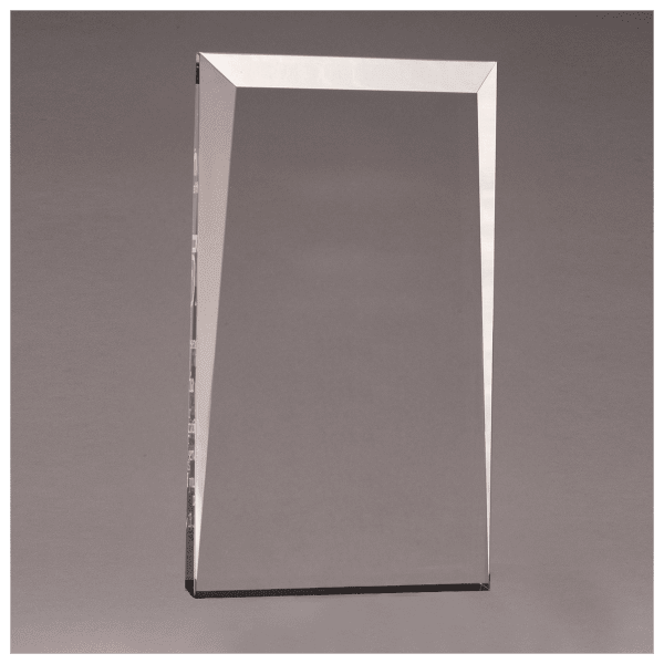 5″ x  7 3/4″ Apex Series Clear Acrylic Award-Upright Only