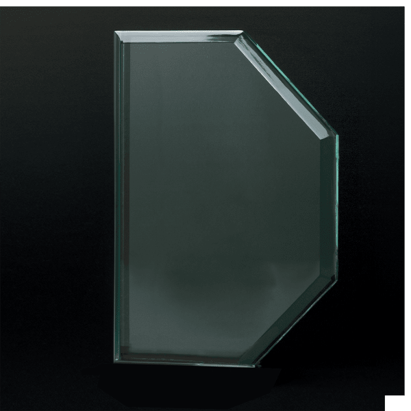 9 5/8″ Octagon Series Acrylic on Rosewood Piano Finish Base-Upright Only