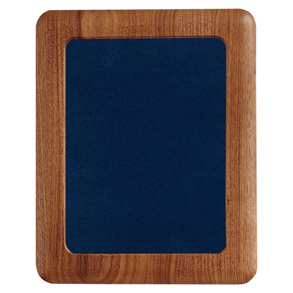 12″ x 15″ American Walnut Airflyte Frame with Blue Velour Backing (Assembled)
